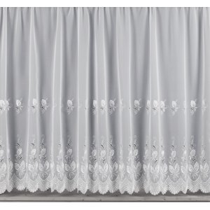 CREAM SIMONE VOILE NET CURTAIN