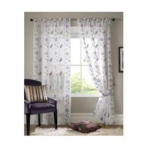 Butterfly LILAC Voile Panel:150cm limited stock left