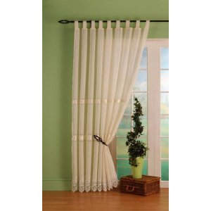 ELEGANCE IVORY TAB TOP PANEL:150CM