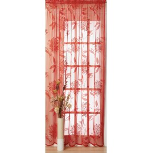 BRIDGET RED CURTAIN PANEL DISCONTIUED