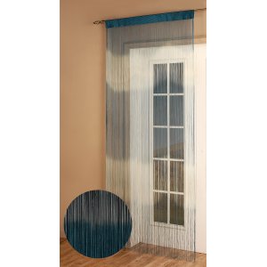 HORIZON TEAL STRING PANEL: 100CM WIDE