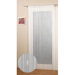 SPARKLE WHITE STRING PANEL:100CM WIDE