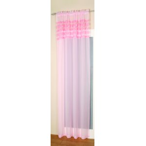 ROSIE PINK VOILE PANEL: 140cm wide