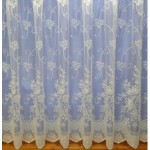 JODIE CREAM NET CURTAIN:priced per metre hurry  limited stock left