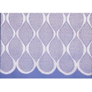 BIBA WHITE NET CURTAIN: PRICED PER METRE