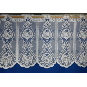 SICILY POLISHED YARN  CAFE CURTAIN:priced per metre