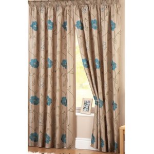PEONY  LINED CURTAINS:priced per pair