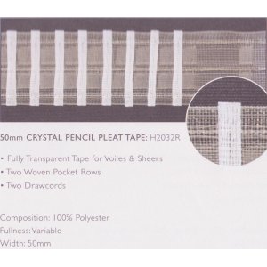 TRANSPARENT 2INCH TAPE: PRICE PER METRE