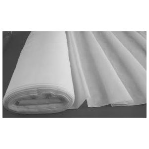 PLAIN WHITE  VOILE  FABRIC 150CM WIDE change the quantity in the box required