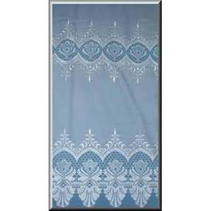 BALMORAL WHITE   EMBROIDERED VOILE