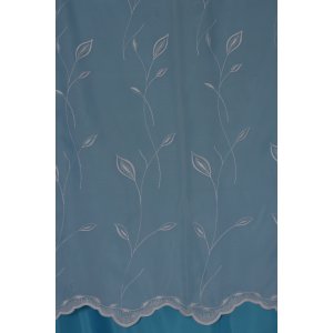 LIBERTY WHITE  EMBROIDERED VOILE