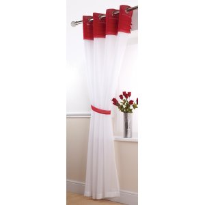 SIENA WHITE/RED VOILE