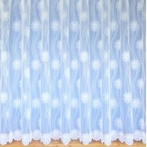 Rachel White Net Curtain