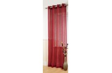 BANBURY RED LINEN LOOK PANEL