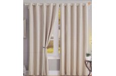CHELSEA LINED CHENILLE & FAUX SILK