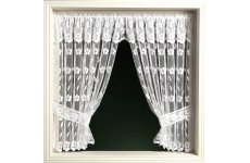 JALIPUR WINDOW SET: priced per curtain white or cream