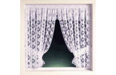 RHODES WINDOW SET: priced per curtain white or cream