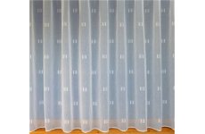 HOLLYWOOD WHITE NET CURTAIN LOOKS LIKE COTTON LEAD WEIGHT BASE