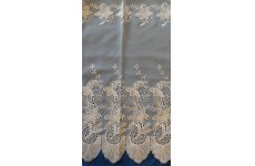 MADRID EMBROIDERED VOILE WHITE OR CREAM