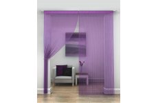 PURPLE STRING CURTAINS PRICED PER PAIR EACH PANEL 230CM DROP X 95CM WIDE