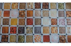 SPICES PVC 140CM WIDE PRICED PER METRE