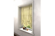 CREAM VOILE TIE BLIND 140CM WIDE X 137CM DROP