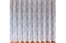 WHITE ALLOVER LACE DESIGN LADY-JAYNE WHITE NET CURTAIN INSPIRED BY  NOTTINGHAM LACE