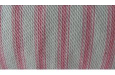 PINK & WHITE STRIPE COTTON  PRICE IS PER METRE