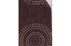 RODIN BROWN BILL BEAUMONT FABRIC CHENILLE BROWN & GOLD