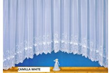 14 Sizes Available Sue Jardiniere Net Curtain Finished In White 