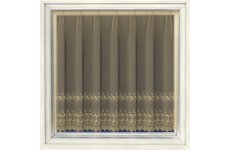 ISABELLA CREAM EMBROIDERED VOILE PLEASE NOTE THE PICTURE APPEARS DARKER IT IS A FABULOUS SOFT CREAM