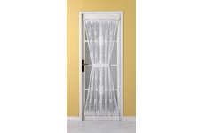 DARLENE WHITE LACE DOOR CURTAIN