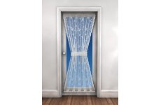 BUTTERFLY WHITE DOOR CURTAIN