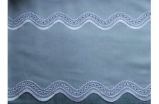 Saskia White Voile Net Curtain