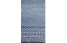 ROSIE WHITE EMBROIDERED VOILE