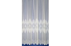 VERONICA WHITE EMBROIDERED  VOILE