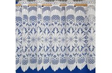 Kent White Cafe Curtain
