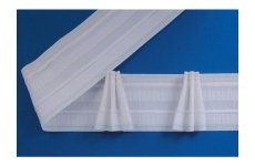 curtain tape 3 inches with 2 pockets priced per metre