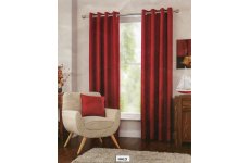 HALO EYELET TOP CURTAINS TEXTURED LINEN FULLY LINED