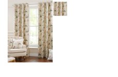 HARRIET 100% COTTON CURTAINS CUSTOM MADE NON RETURNABLE