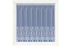 ESSEX WHITE EMBROIDERED VOILE Low Stock