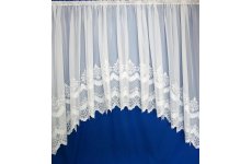 Cambridge white embroidered voile jardiniere