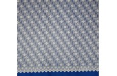 Manchester Cream Net Curtain Geometric design