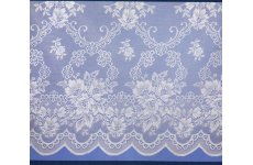 Filigree of Nottingham White Net Curtain Design Name Newcastle