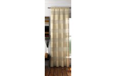Oakland cream curtain panel 140cm wide