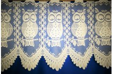 Barnsley owls cream cafe curtain
