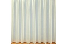 Fire Retardant Sultan CREAM textured white voile