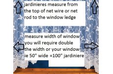 Jardiniere measuring guide