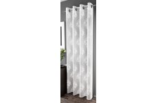 FR TREATED Romsey white eyelet panel 140cm wide