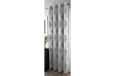 FR TREATED ROMSEY SILVER EYELET PANEL
